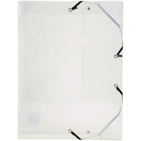 EXACOMPTA Boite de classement Exabox Dos 60mm Polypropylène Crystal - A4 - Cristal