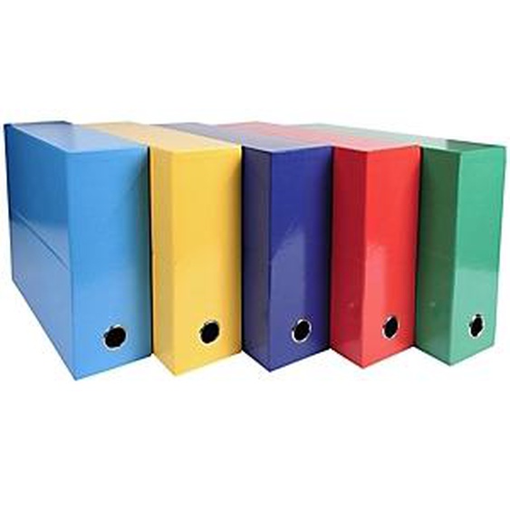 Exacompta Boîte de classement Iderama Dos 9 cm 800 feuilles A4  - Coloris assortis - Lot de 5