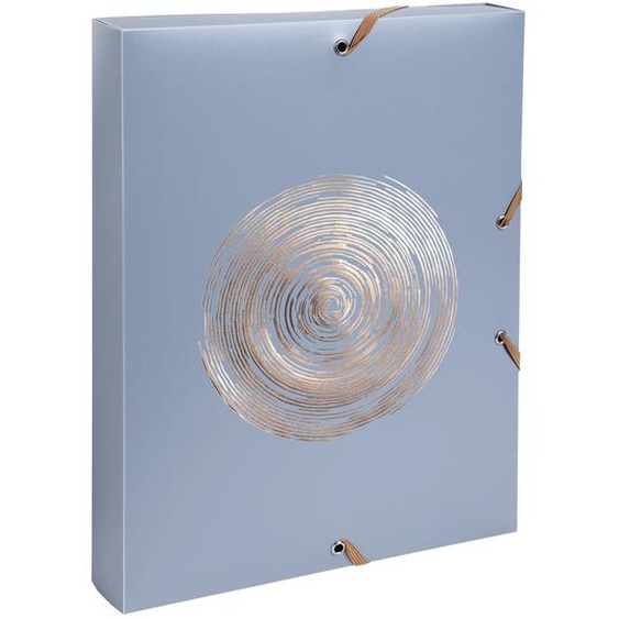 EXACOMPTA Boîte de classement polypropylène recyclé Ellipse dos 40mm - A4 - Couleurs assorties