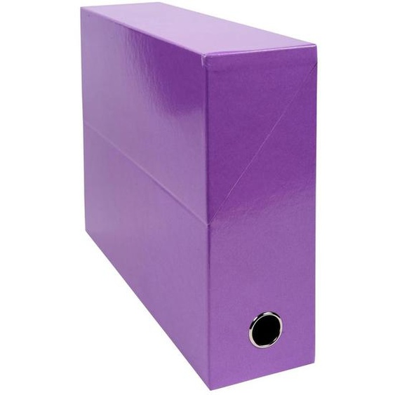 EXACOMPTA Boite transfert dos 90mm Iderama - Violet