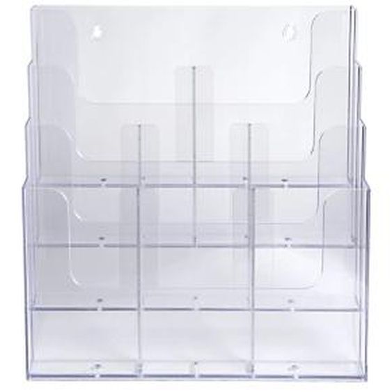 EXACOMPTA Distributeur de prospectus multi-formats - Cristal