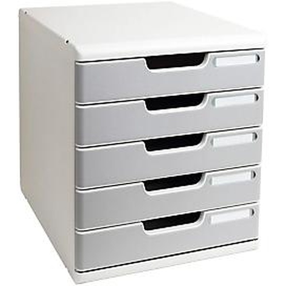 EXACOMPTA Module de classement Modulo Office 5 tiroirs fermés - Granit