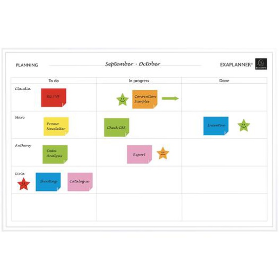EXACOMPTA Planning magnétique To Do