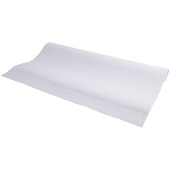 Exacompta Recharge de papier pour tableaux - Premium offset blanc uni 72g microperforé - Rouleau de 20 feuilles 63 x 98 cm