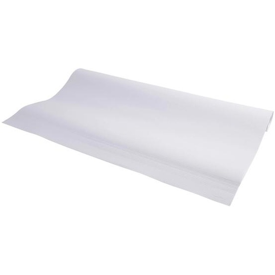 Exacompta Recharge de papier pour tableaux - Premium offset blanc uni 72g microperforé - Rouleau de 20 feuilles 63 x 98 cm