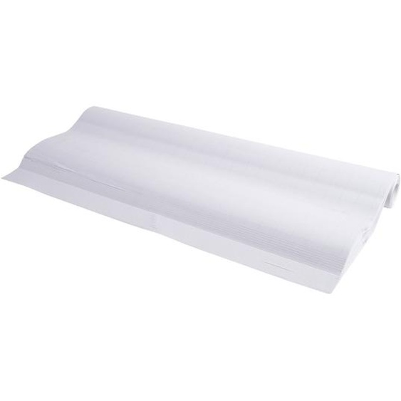 Exacompta Recharge de papier pour tableaux - Premium quadrillé recto / verso blanc uni 72g microperforé - Rouleau de 20 feuilles 63 x 98 cm