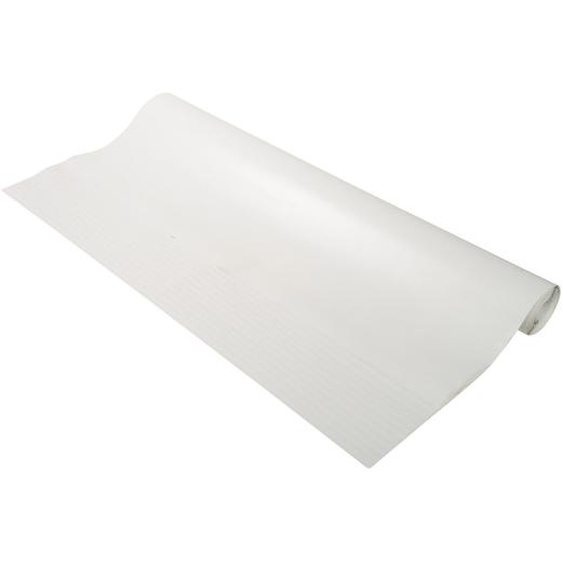 Exacompta Recharge de papier pour tableaux - standard blanc uni 60g - Rouleau de 48 feuilles 63 x 98 cm