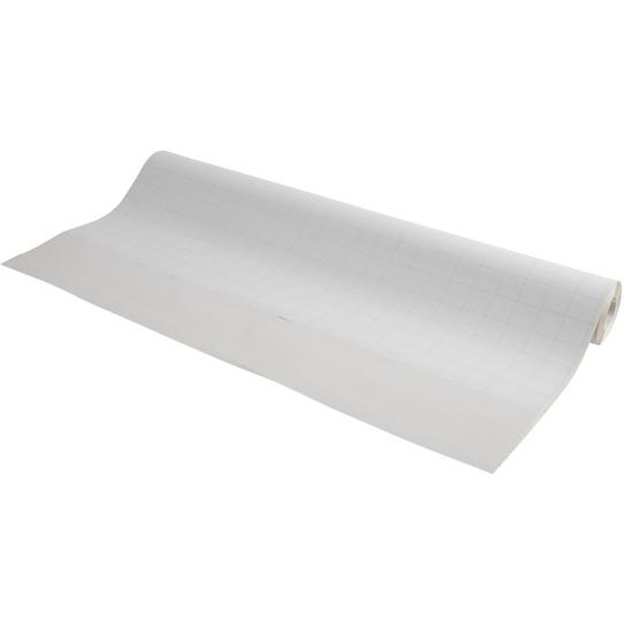 Exacompta Recharge de papier quadrillé pour tableaux - blanc réglure bleue 60g - Rouleau de 48 feuilles 63 x 98 cm