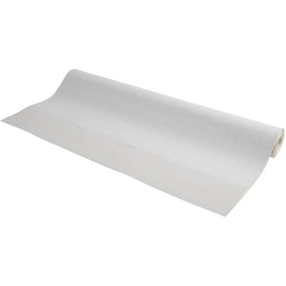 Exacompta Recharge de papier quadrillé pour tableaux - blanc réglure bleue 60g - Rouleau de 48 feuilles 63 x 98 cm