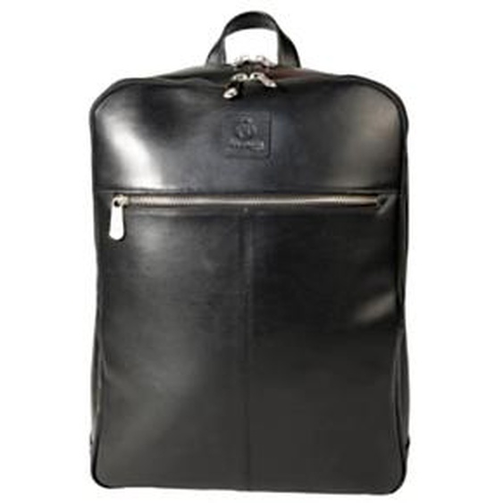Exacompta Sac à dos en cuir Exactive noir pour ordinateur portable 15,6