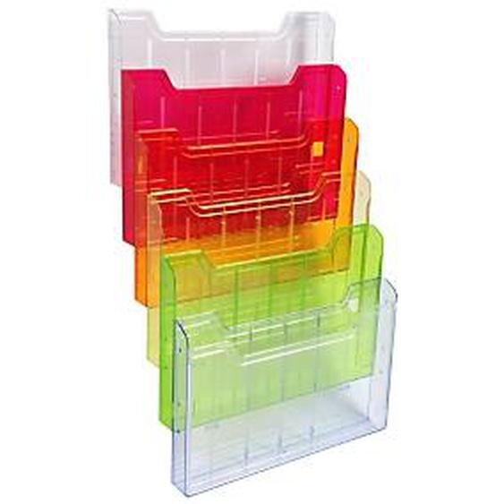 EXACOMPTA Trieur mural modulable horizontal 6 compartiments A4 - Arlequin