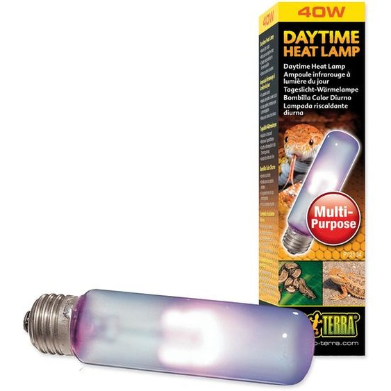 Exo Terra Daytime Heat Lamp, lampe chauffante à lumière du jour pour terrarium. 40W E27