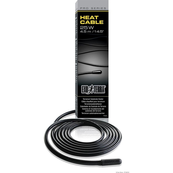Exo Terra Heat Cable, câble chauffant, chauffe-substrat. 4,5m, 25W Pour terrariums