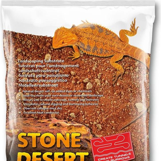 Exo Terra Outback Stone Desert Substrat Transparent 10 kg Transparent 10 kg