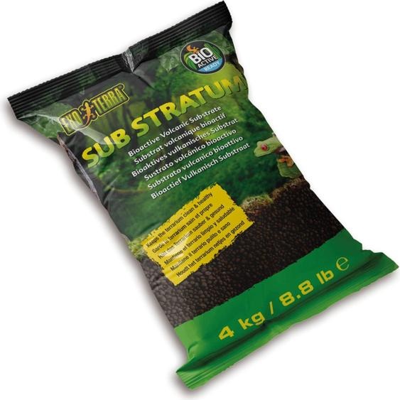 Exo Terra Sub Stratum Substrat volcanique bioactif Vert 4 kg Vert 4 kg