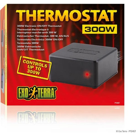 Exo Terra Thermostat électronique, 300W, marche/arrêt pour terrarium PT2457