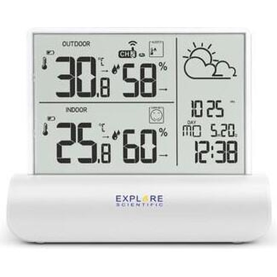 Explore Scientific WSH4501 Blanc LCD