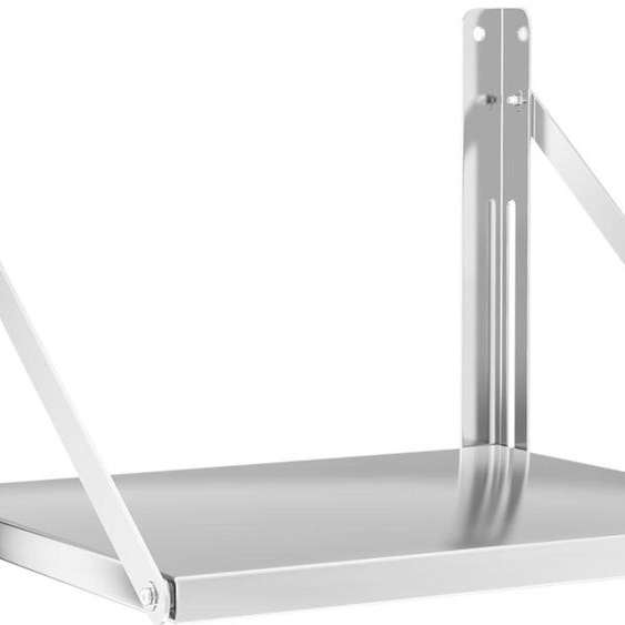 Expondo Royal Catering Étagère murale - rabattable - 60 x 45 cm - 40 kg - acier inoxydable