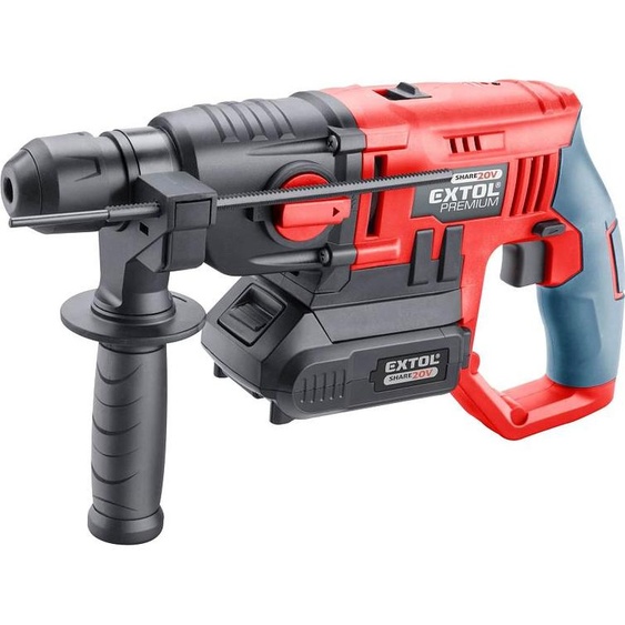 EXTOL 8891818 Marteau perforateur Aku 20V, SDS+, 1,2J, 1x AKU 2Ah