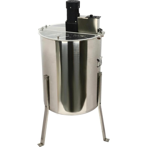 Extracteur de miel - Électrique - 8 rayons - 140 W - Acier inoxydable 201 - Argent