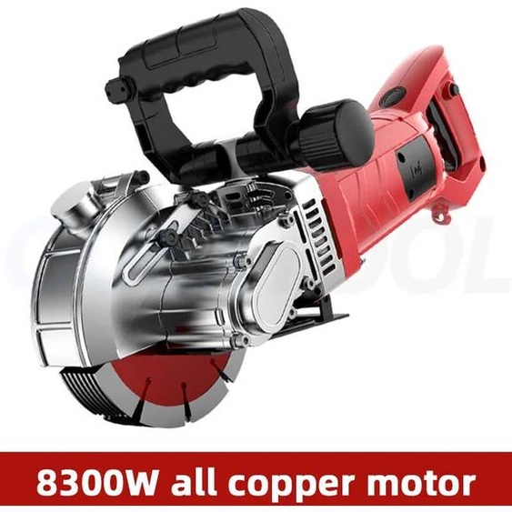 EXUAN Construction de machine à mortaiser multi-pièces sous vide spécial électrique 8300W sans angle mort machine de découpe de goulottes de mur en béton 220V outil Machine à fente