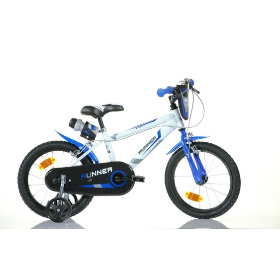 F.lli Schiano Sch Runner 16 - Vélo Pour Garçons (5-7 Ans), Roues 16, Cadre En Acier, Avec Accessoires - Couleur Bleu
