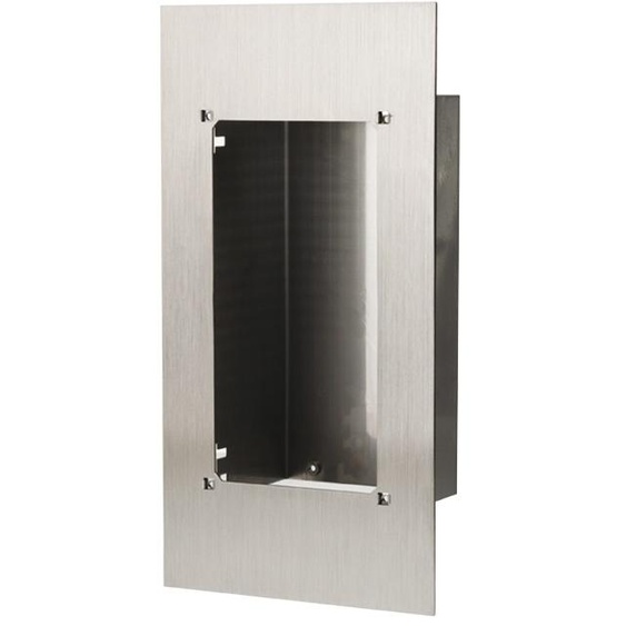 Façade inox pour platine JKDVF et JFDVF AIPHONE 140001