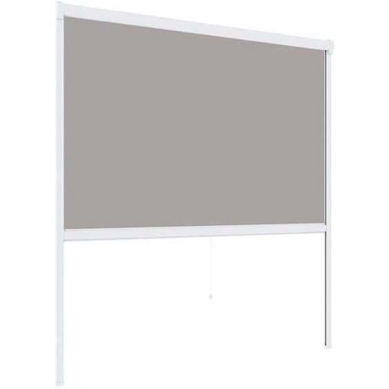 Facilitys - Store moustiquaire enroulable 130x160 cm - aluminium - Blanc