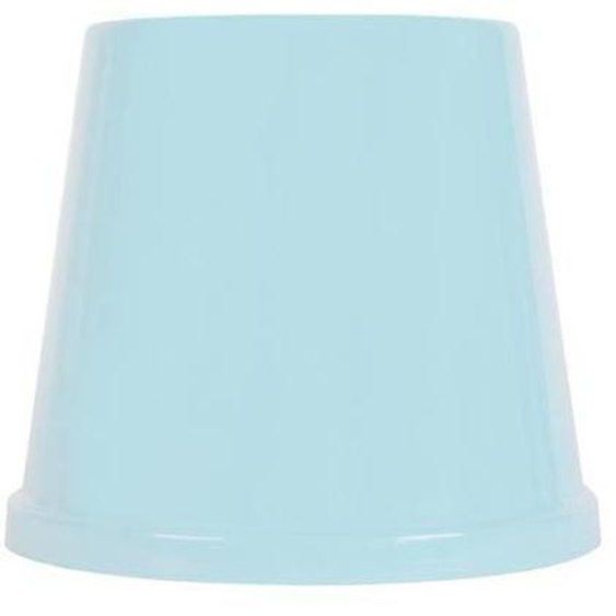 FACTORY-Abat-jour cone métal  cone bleu 1 ampoule E27 Style: pop color D15xH14cm