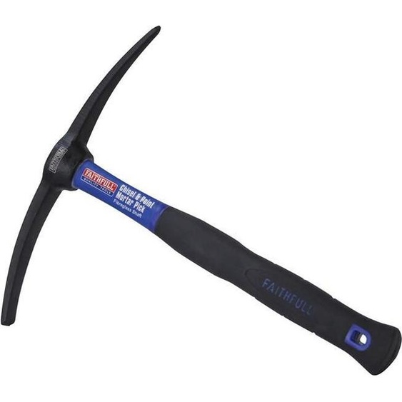 Faithfull - Ciseau et tige de fibre de verre de pic de mortier de pointe 450 g (16 onces)