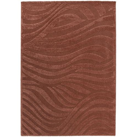 Falun - Tapis scandinave terracotta - Couleur - Terracotta, Dimensions - 160x230 cm