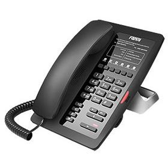 Fanvil Hotel Phone H3 - Téléphone IP - noir - combiné filaire - 16 Mo - 8 Mo - VxWorks (H3)