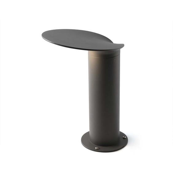 Borne Lumineuse Extérieure Faro Barcelona - Lotus 650 Led 18W 3000K - Ip65, 1120 Lm, Gris - 35 Cm