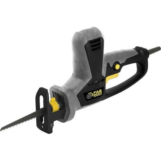 Scie Sabre FARTOOLS RS 350, 350 W, Capacité de Coupe 60 mm, Vitesse 0-2350 tr/min, Filiaire, Gris