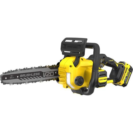 Fatmax V20 - Tronçonneuse 30 cm brushless 18V - 1 x 4 Ah - SFMCCS730M1-QW - Stanley