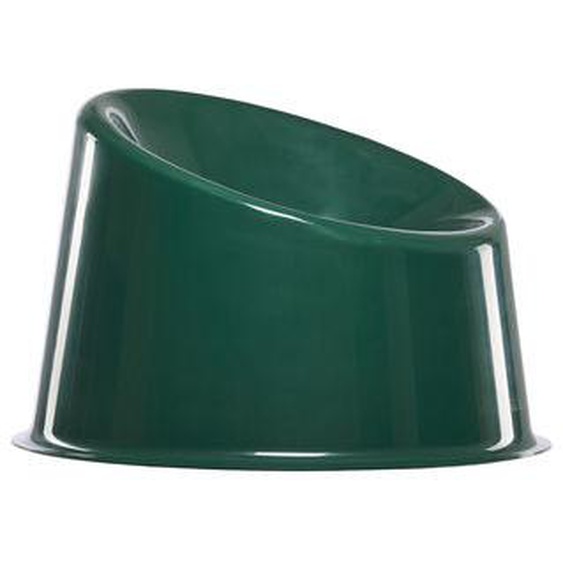 Fauteuil bas Panto Pop plastique vert / Verner Panton (1969) - Verpan