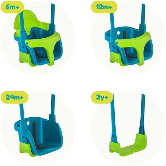 Fauteuil Bébé Évolutif 4-en-1 TP TOYS QUADPOD - Bleu