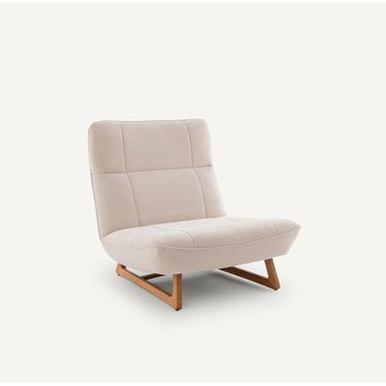 Fauteuil chêne et polyester recyclé, Lafar