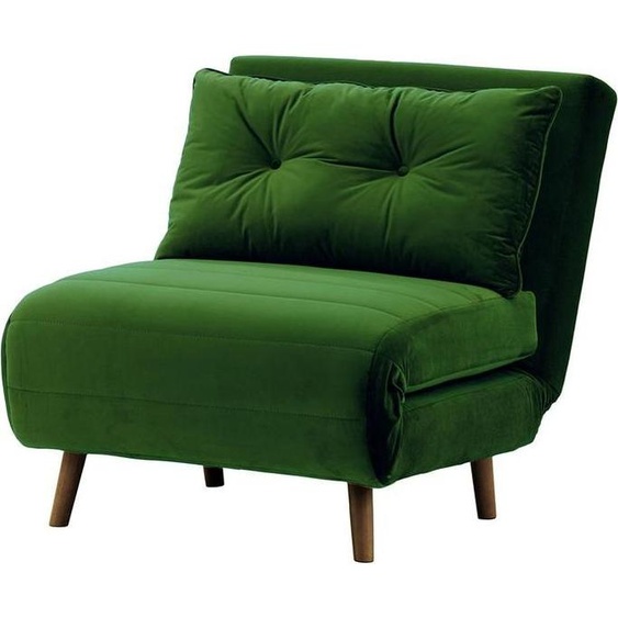 Fauteuil convertible Flic - large de 77 cm-Velluto 10-dark oak