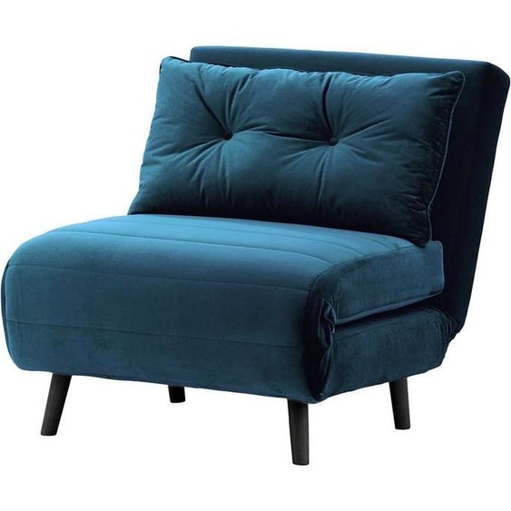 Fauteuil convertible Flic - large de 77 cm-Velluto 11-black