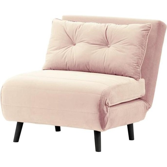 Fauteuil convertible Flic - large de 77 cm-Velluto 14-black