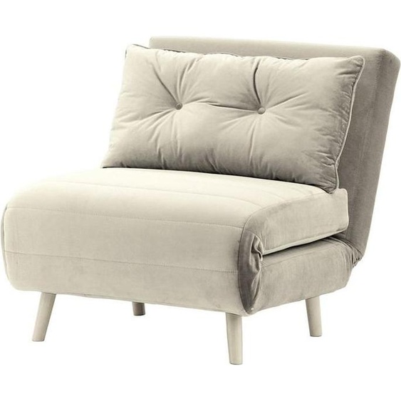 Fauteuil convertible Flic - large de 77 cm-Velluto 15-white