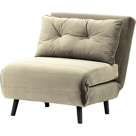 Fauteuil convertible Flic - large de 77 cm-Velluto 17-black
