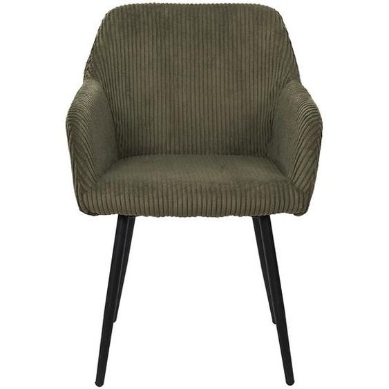 Fauteuil côtelé Banbury - Couleur Kaki
