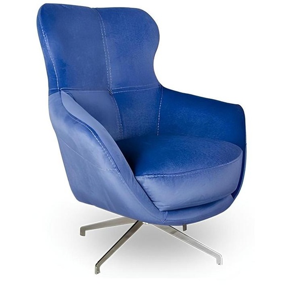 Fauteuil couleur bleu confortable moyennement doux our salon Relax Club
