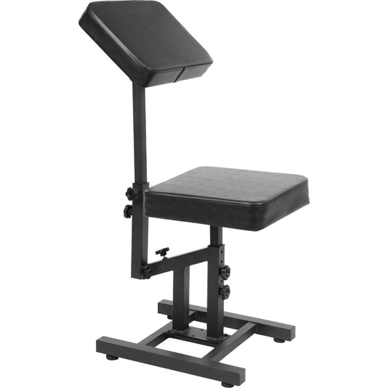 Fauteuil de coiffure, conception ergonomique, fonctions réglables, noir