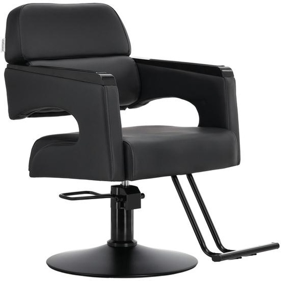 Fauteuil de coiffure Miloren hydraulique et pivotant avec repose-pieds pour salon professionnel