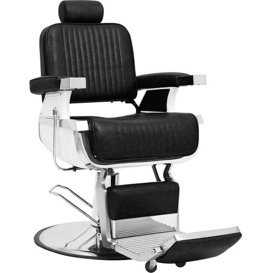 Fauteuil de coiffure noir 68x69x116 cm similicuir