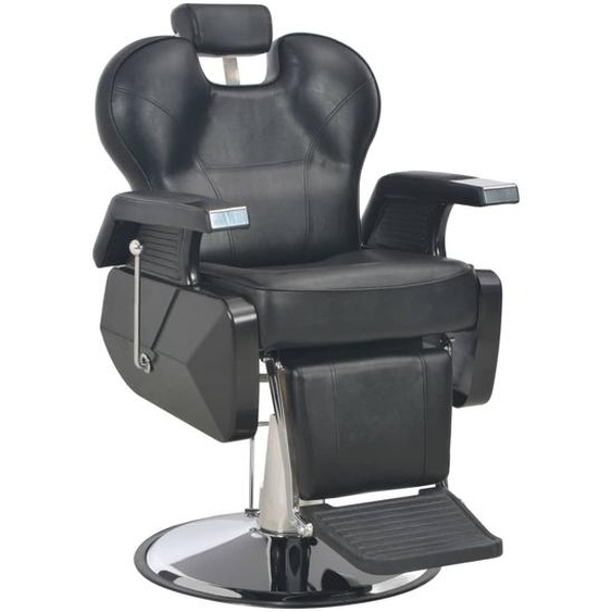 Fauteuil de coiffure noir 72×68×98 cm similicuir