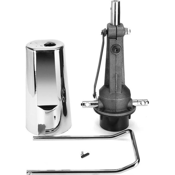 Fauteuil de coiffure pompe hydraulique, réglable en hauteur, charge maximale 200 kg, argenté